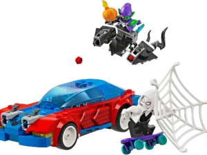 Spider-Man Race Car & Venom Green Goblin