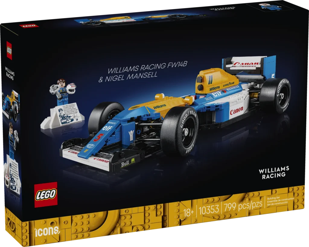 LEGO Icons 10353 Williams FW14B і Найджел Менселл