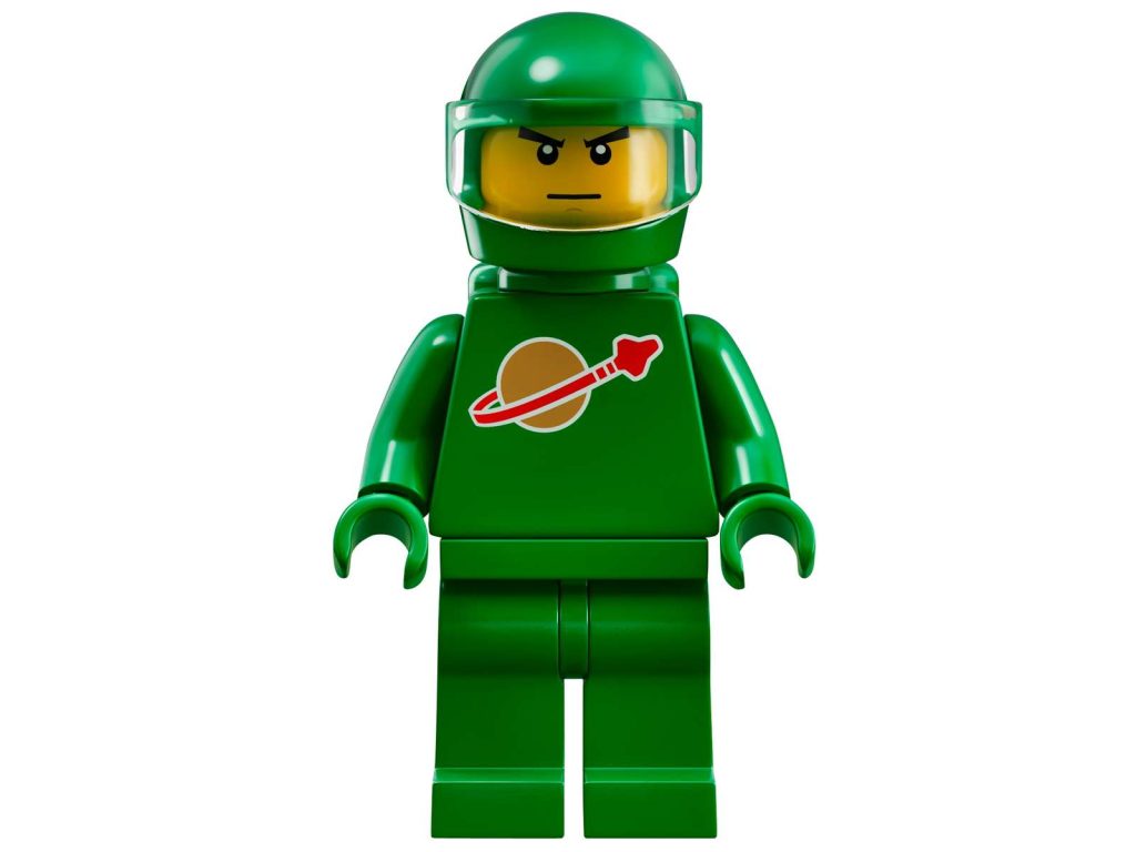 Зелена мініфігурка астронавта LEGO Classic Space