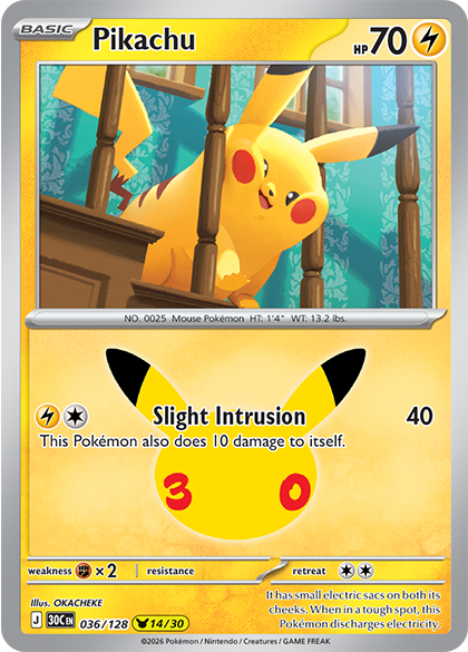 Pikachu 30