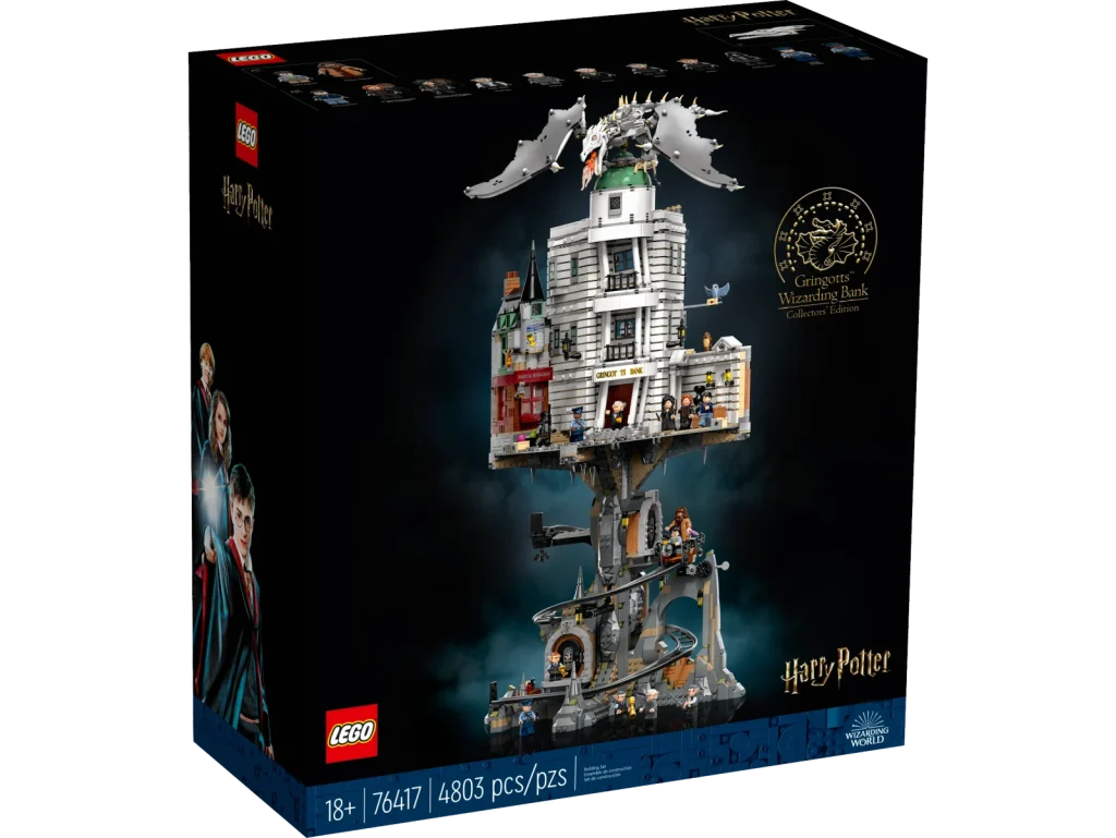 LEGO Harry Potter 76417 Чарівний банк «Ґрінґотс» — колекційне видання