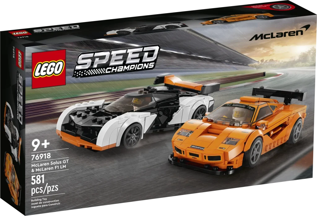 LEGO Speed Champions 76918 McLaren Solus GT & McLaren F1 LM