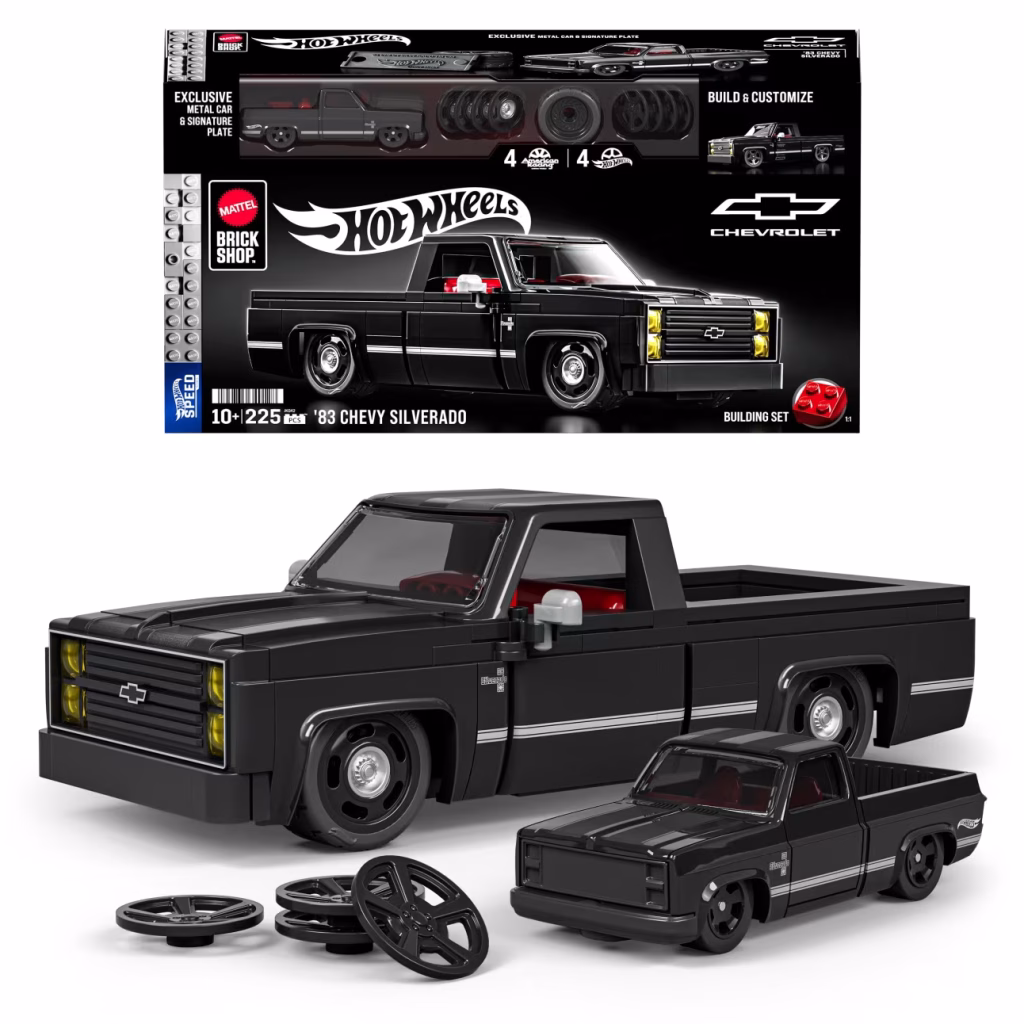 Mattel Brick Shop Hot Wheels '83 Chevy Silverado
