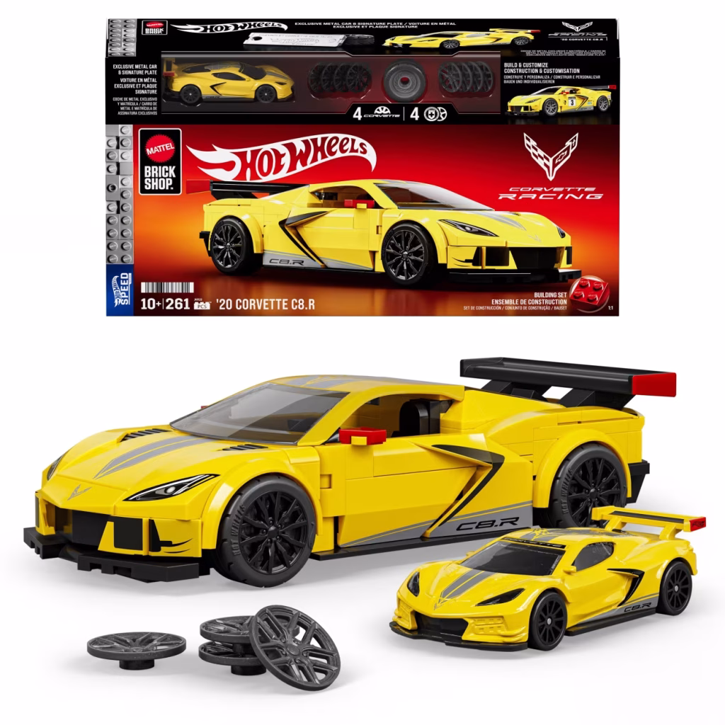 Mattel Brick Shop Hot Wheels '20 Corvette C8.R