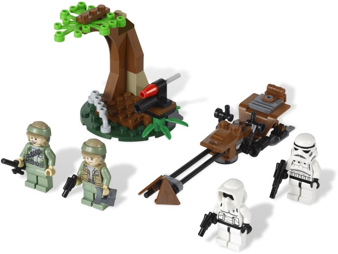 LEGO Star wars 9489 Endor Rebel Trooper & Imperial Trooper Battle