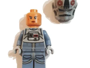 Пілот AT-AT / AT-AT Driver - Light Bluish Grey Helmet, Sand Blue Legs, Nougat Head, Female — LEGO Star Wars 75313 AT-AT (UCS)