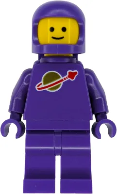 Фіолетова мініфігурка астронавта LEGO Classic Space