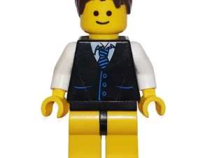 Black Torso Jacket, Yellow Legs, Black Hair / Black Torso Jacket, Yellow Legs, Black Hair — LEGO Icons 10211 Великий універмаг (Grand Emporium)