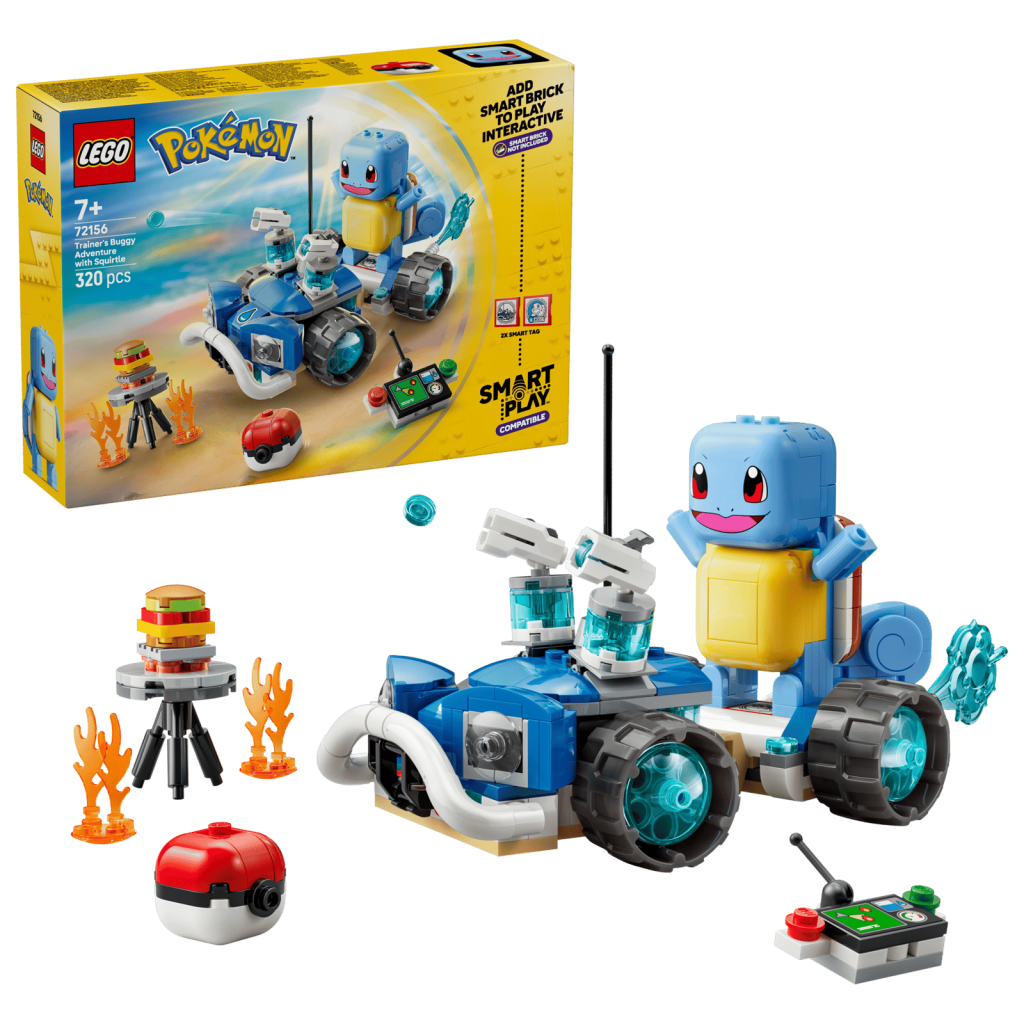 LEGO Pokémon SMART Play: 72156 Trainer's Buggy Adventure with Squirtle