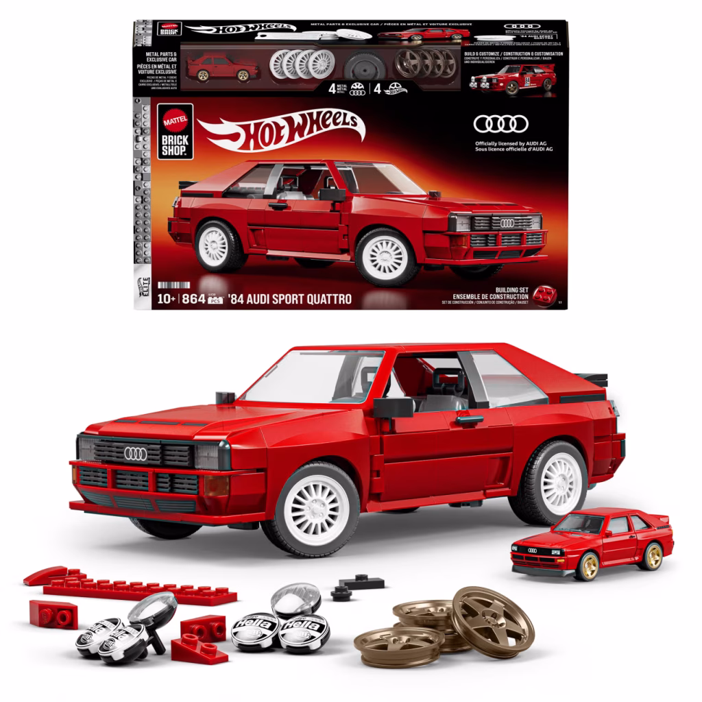 Mattel Brick Shop Hot Wheels '84 Audi Sport Quattro