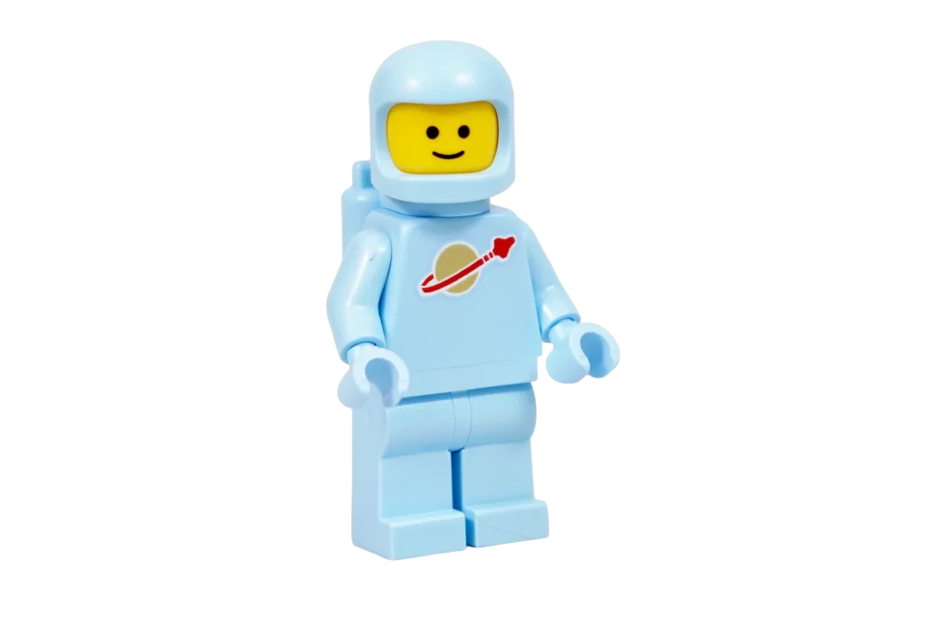 Світло-блакитна мініфігурка астронавта LEGO Classic Space