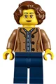 Female in azure jacket / Female — LEGO Icons 10270 Книгарня (Bookshop)