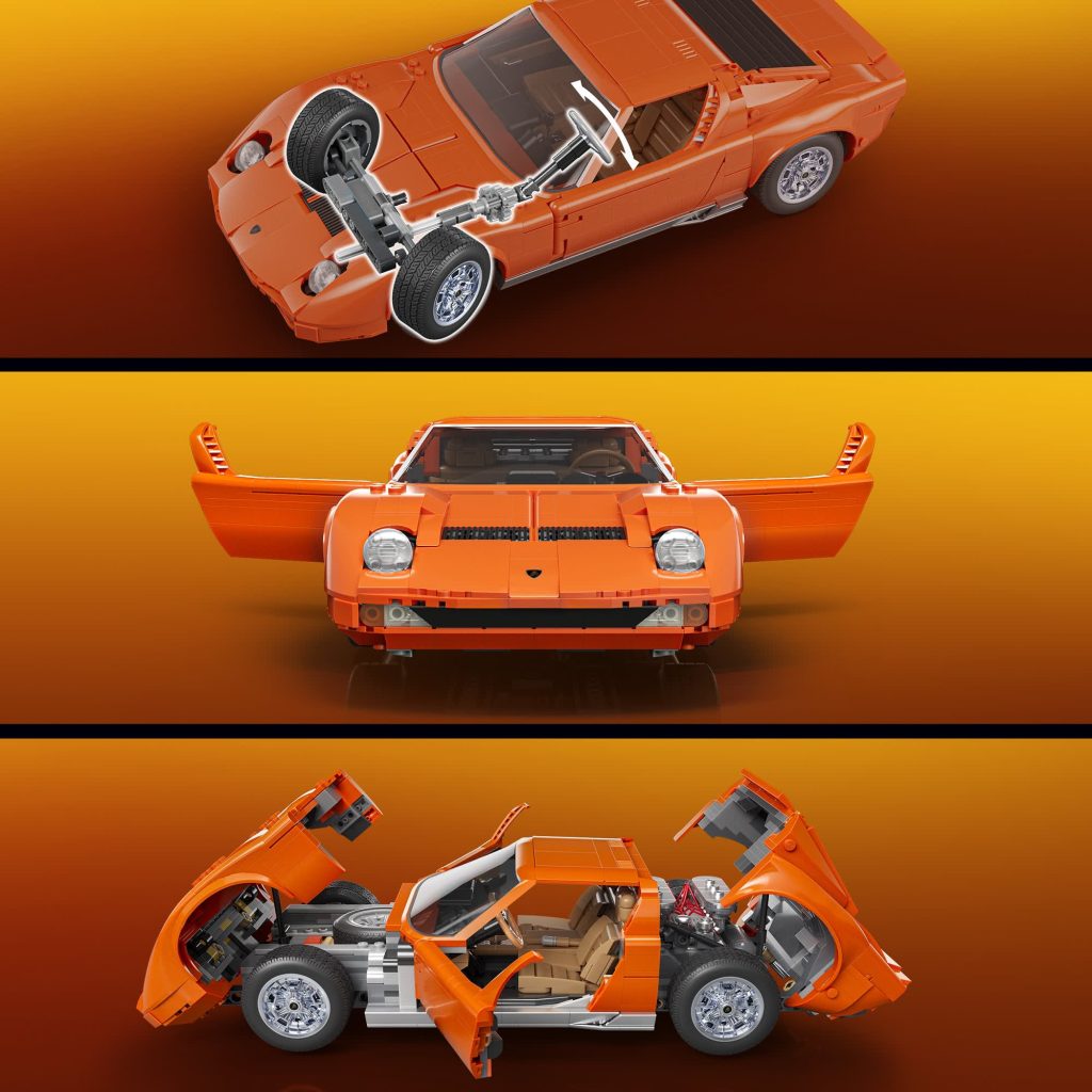 Mattel Brick Shop Lamborghini Miura P400 SV