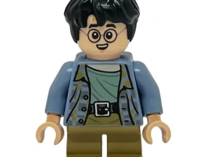Гаррі Поттер / Harry Potter, Sand Blue Shirt, Short Dark Tan Legs, Dirty — LEGO Harry Potter 75978 Алея Діаґон (Diagon Alley)