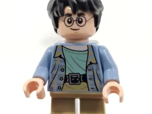 Гаррі Поттер / Harry Potter, Sand Blue Shirt, Short Dark Tan Legs, Scared — LEGO Harry Potter 76405 Гоґвортський експрес (Collectors’ Edition)