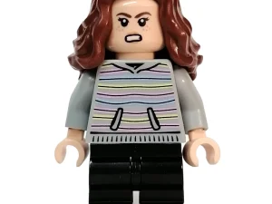 Герміона Ґрейнджер / Hermione Granger, Light Bluish Gray Sweater with Stripes, Medium Black Legs — LEGO Harry Potter 76405 Гоґвортський експрес (Collectors’ Edition)