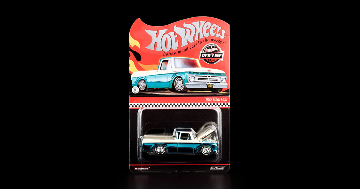 Hot Wheels RLC випустив ексклюзивну модель 1962 Ford F-100 у кольорі Spectraflame Teal — революційний unibody-пікап тепер у масштабі 1:64