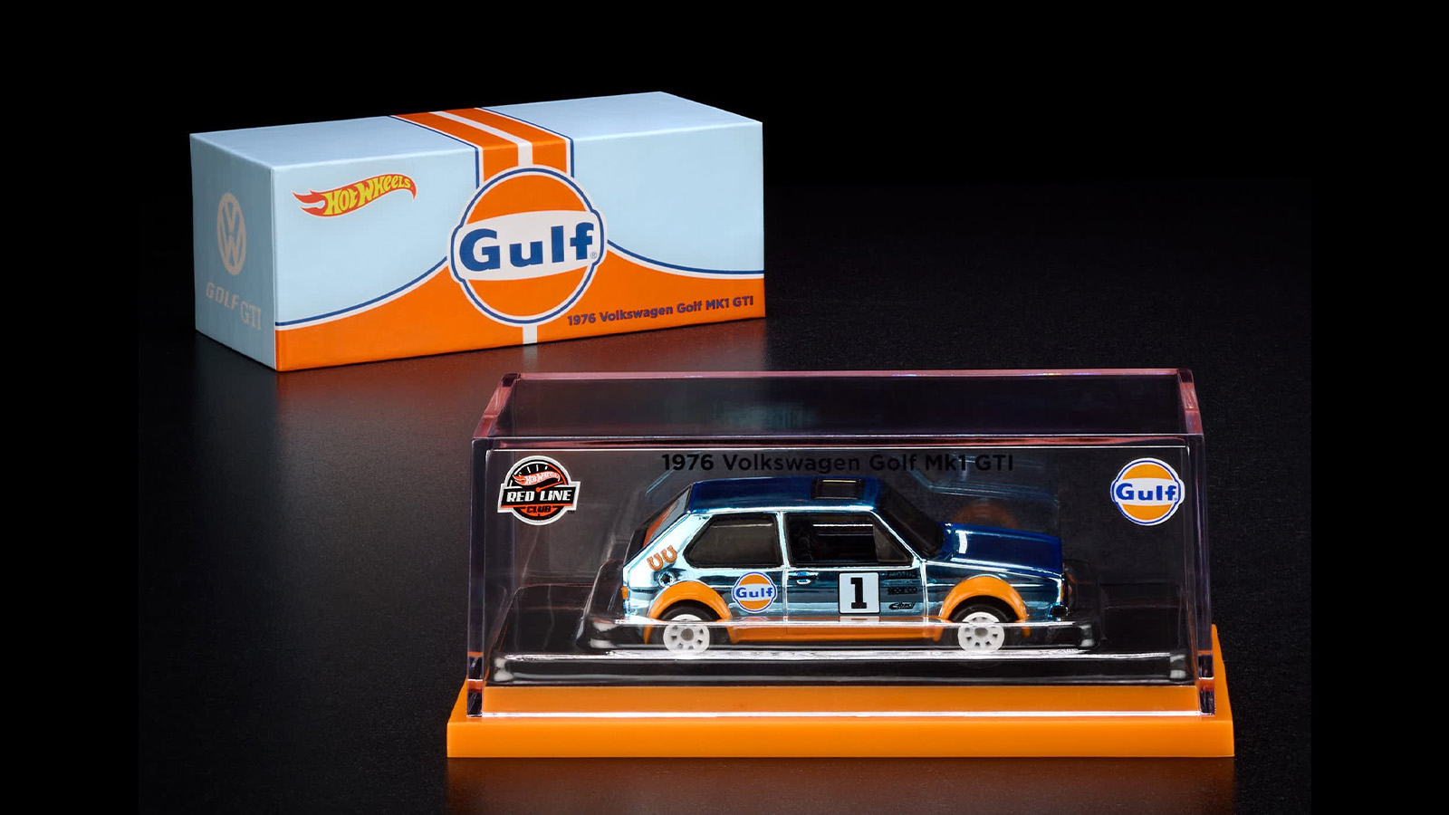 Hot Wheels RLC випустив ексклюзивну модель 1976 Volkswagen Golf Mk1 GTI у новому кольорі Spectraflame Gulf Blue — народження легенди «гарячих хетчбеків» у масштабі 1:64