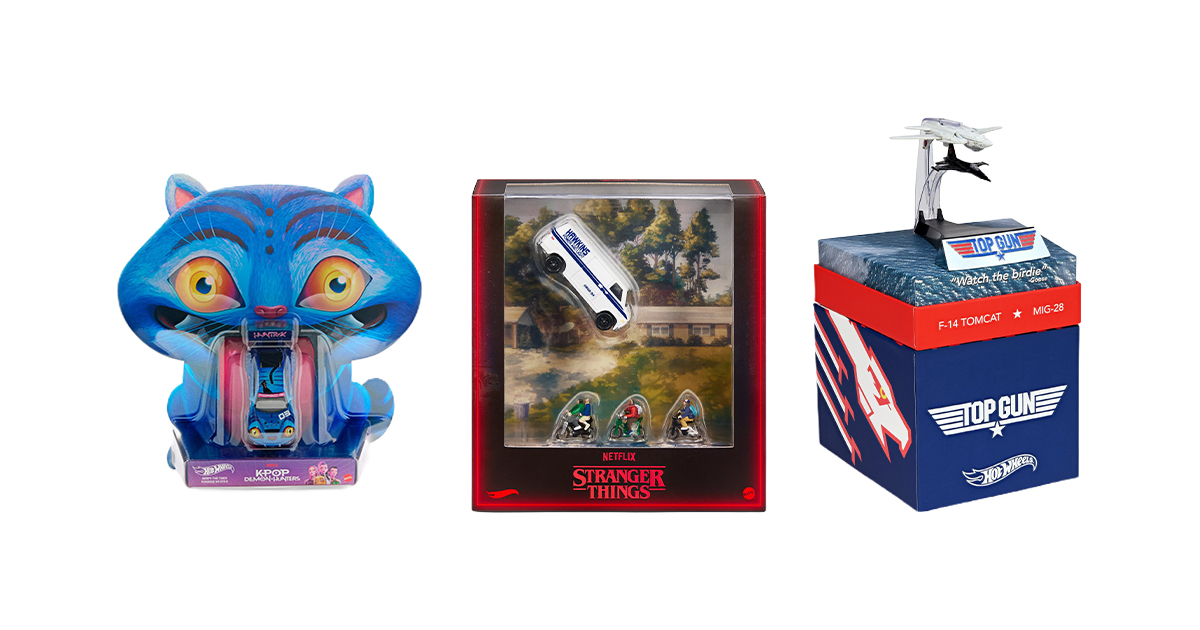 Hot Wheels SDCC 2026 року: ексклюзиви із K-Pop Demon Hunters, Stranger Things та Top Gun