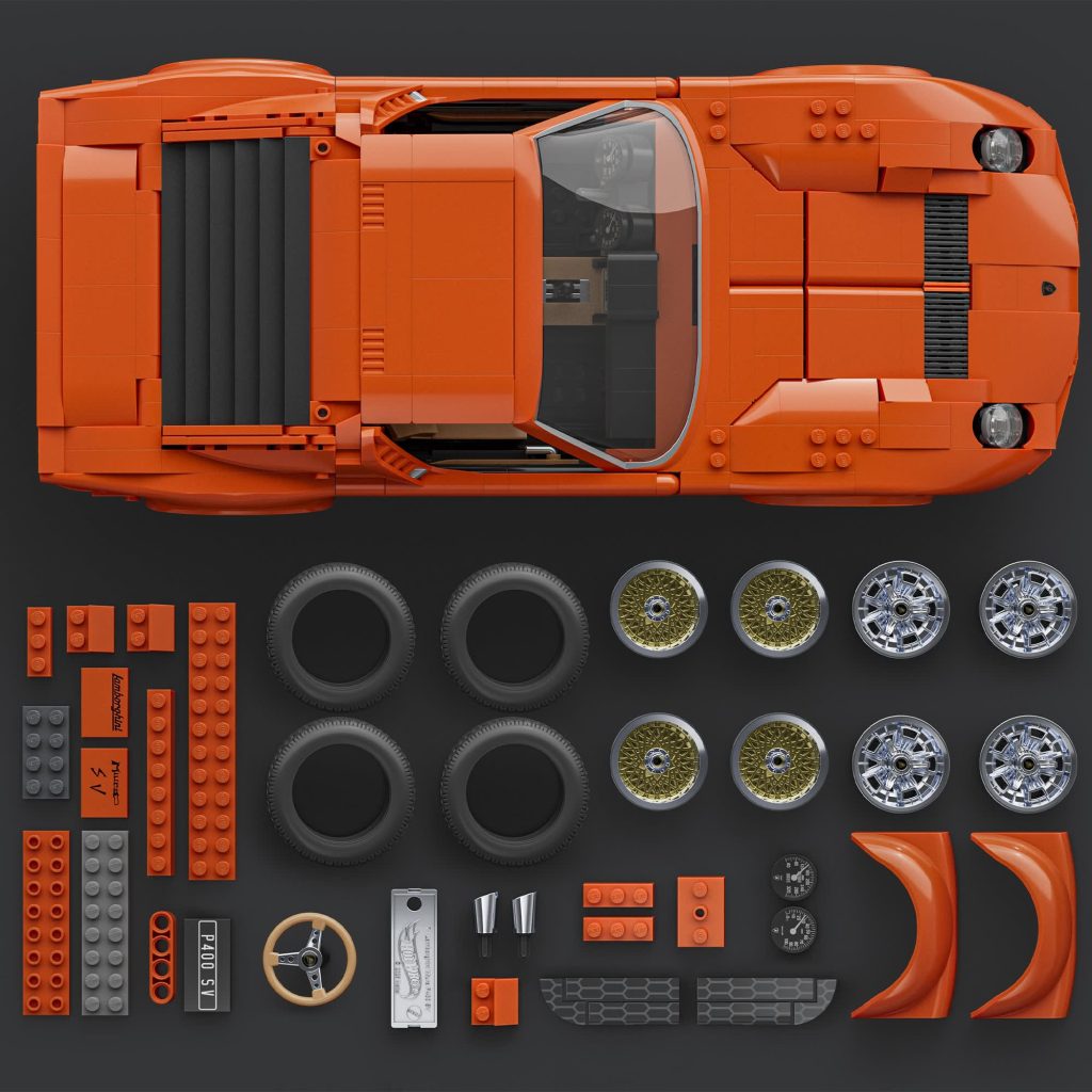 Mattel Brick Shop Lamborghini Miura P400 SV
