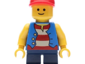Kid, Blue Torso, Dark Blue Legs, Red Cap / Kid, Blue Torso, Dark Blue Legs, Red Cap — LEGO Icons 10211 Великий універмаг (Grand Emporium)