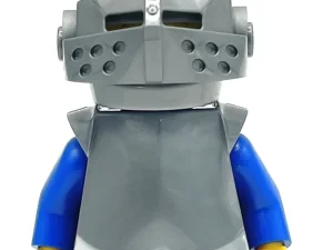 Лицар / Knight, Woman, Chestplate, Helmet with Grille and Red Plume — LEGO Icons 10305 Замок Лицарів Лева (Lion Knights’ Castle)