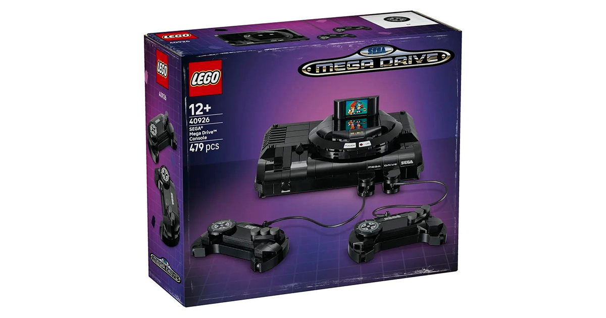 Огляд LEGO 40926 SEGA Genesis / Mega Drive Console — мініатюрна консоль 90-х із цеглинок