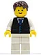 Male in Black Vest — LEGO Icons 10243 Паризький ресторан (Parisian Restaurant)