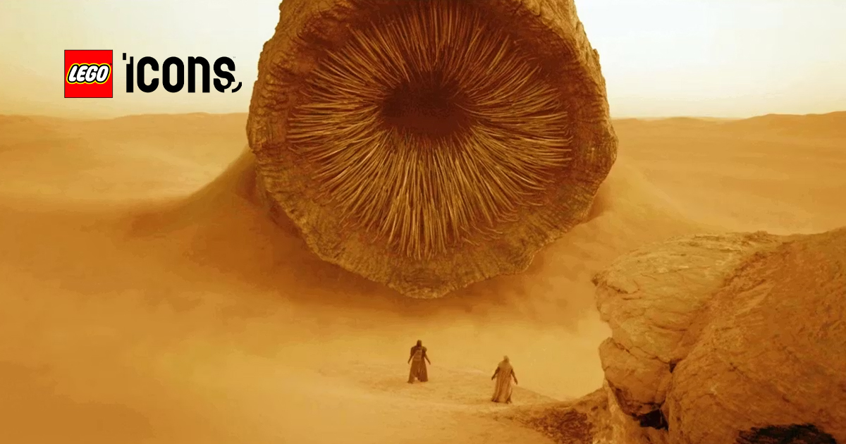 За чутками, у 2027 році вийде LEGO Icons 11392 Dune Sandworm — Шай-Хулуд на 1,837 деталей