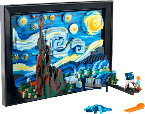 LEGO Ideas 21333 Вінсент ван Гог — «Зоряна ніч»