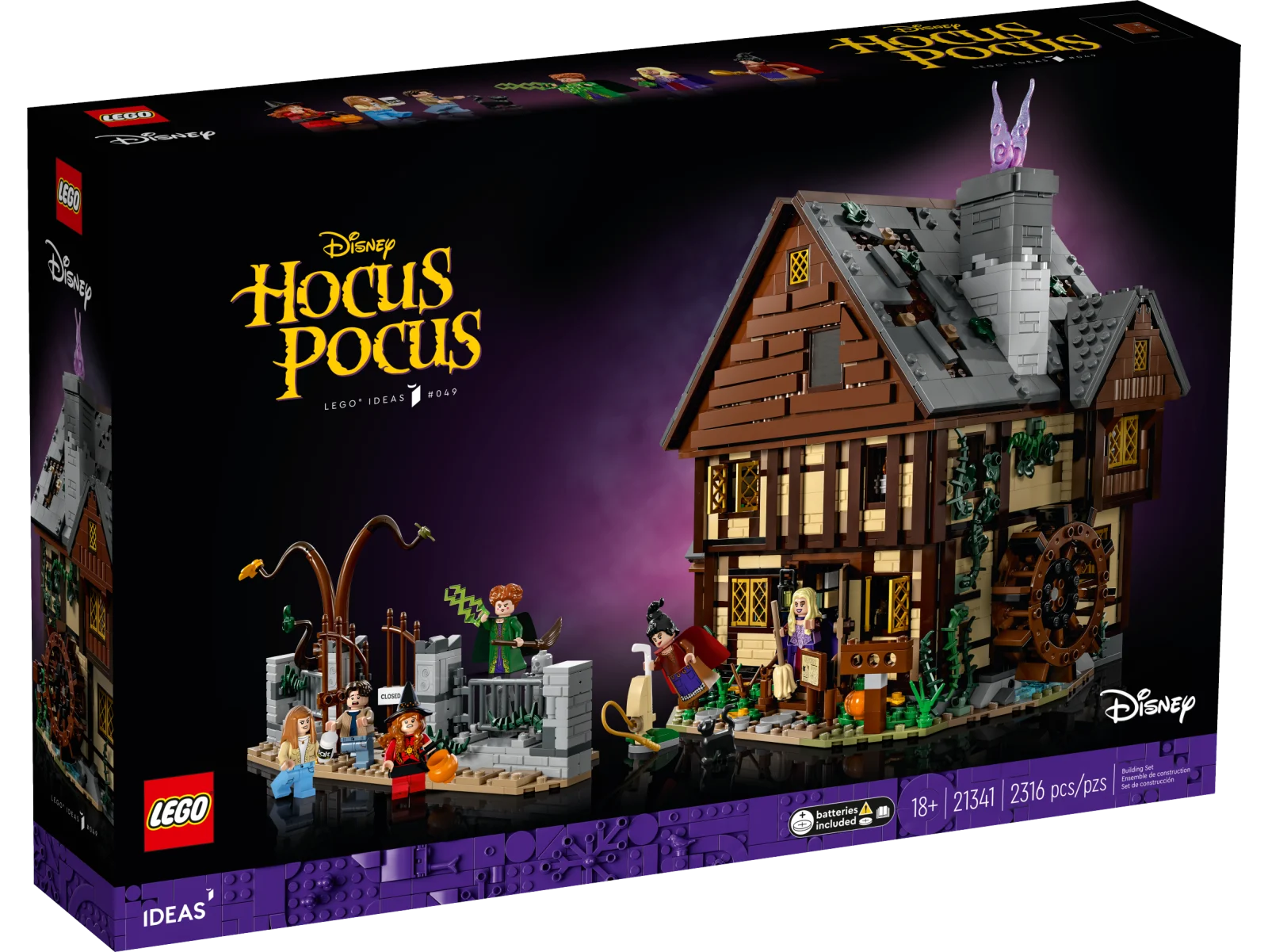 LEGO Ideas 21341 Hocus Pocus: котедж сестер Сандерсон