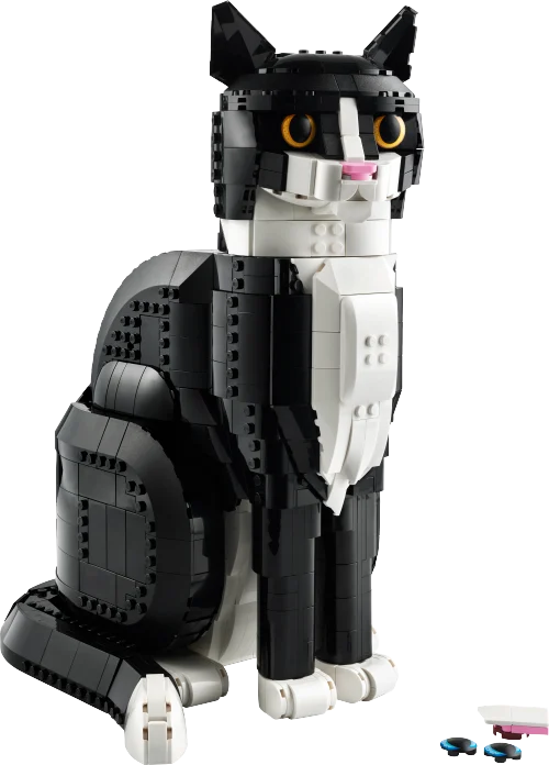 LEGO Ideas 21349 Чорно-білий кіт (Tuxedo Cat)