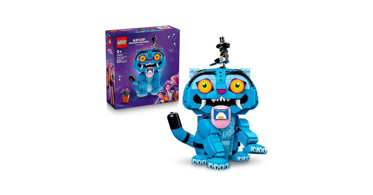 Перший набір LEGO KPop Demon Hunters — 72537 Derpy Tiger and Sussie Bird виходить 1 серпня 2026 року