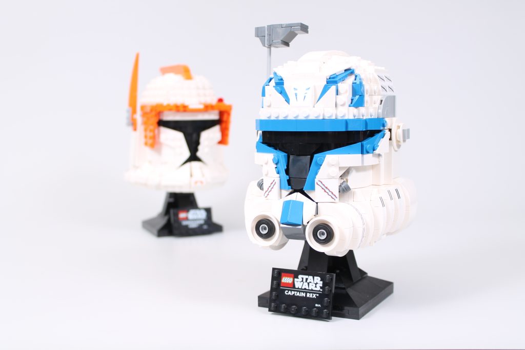 LEGO Star Wars 75349 Captain Rex Helmett та 75350 Clone Commander Cody Helmet