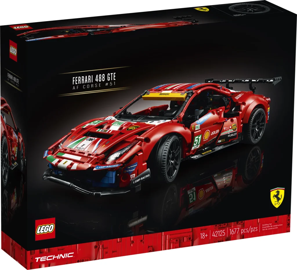 LEGO Technic 42125 Ferrari 488 GTE «AF Corse #51»