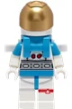 Астронавт (білий скафандр, чоловік) / Lunar Research Astronaut — LEGO City 60349 Місячна космічна станція