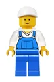 Male in Blue Overalls — LEGO 10218 Зоомагазин (Pet Shop)
