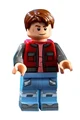 Marty McFly — LEGO Icons 10300 Back to the Future Time Machine (DeLorean)