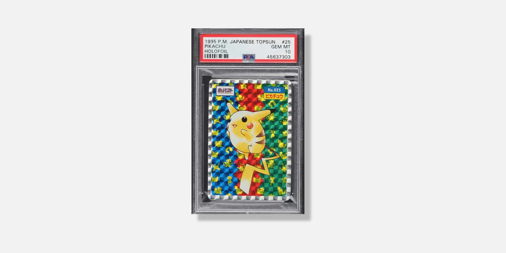Pokémon TCG 1997 Pokémon Japanese Topsun Holofoil Pikachu #25