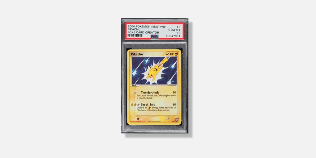 Pokémon TCG 2004 Pokemon Kids' WB! Poke Card Creator Pikachu #5