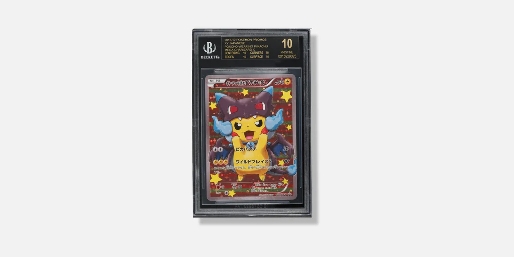 Pokémon TCG 2016 Pokémon Japanese XY Promo Poncho-Wearing Pikachu #207