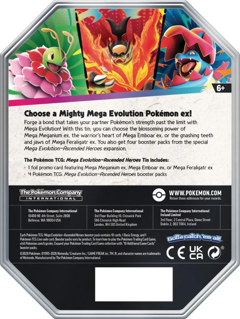 Tins Pokemon TCG