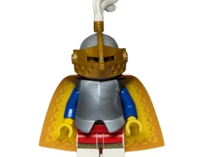Королева / Queen, Chestplate, Cape, Helmet with Gold Grille and White Plume — LEGO Icons 10305 Замок Лицарів Лева (Lion Knights’ Castle)
