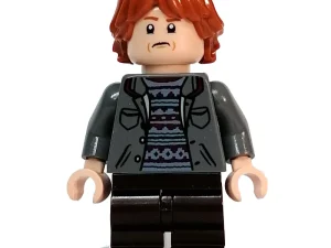 Рон Візлі / Ron Weasley, Dark Bluish Gray Jacket, Medium Dark Brown Legs — LEGO Harry Potter 76405 Гоґвортський експрес (Collectors’ Edition)