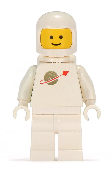 Біла мініфігурка астронавта LEGO Classic Space
