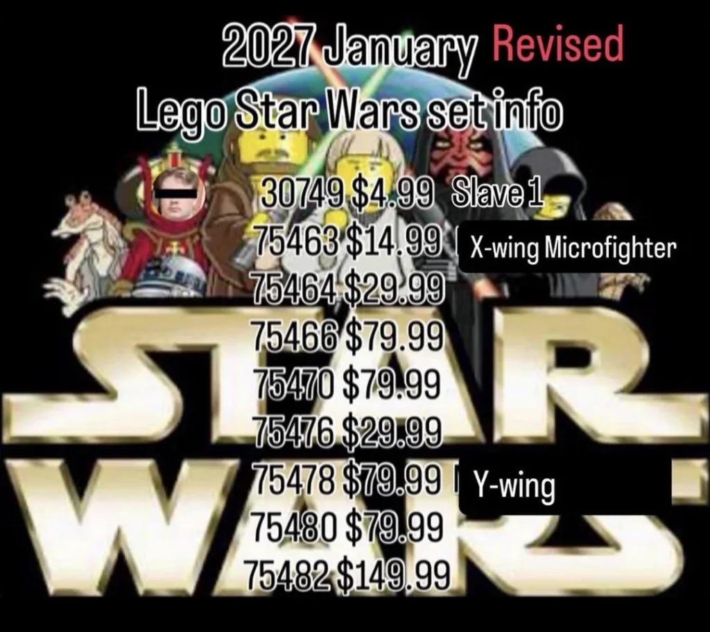Чутки LEGO Star Wars