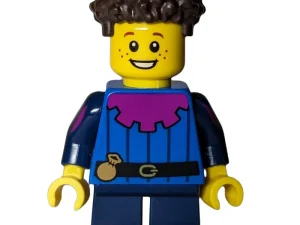 Troubadour Boy, Dark Blue Short Legs / Troubadour Boy, Dark Blue Short Legs — LEGO Icons 10305 Замок Лицарів Лева (Lion Knights’ Castle)