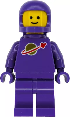 Фіолетова мініфігурка астронавта LEGO Classic Space