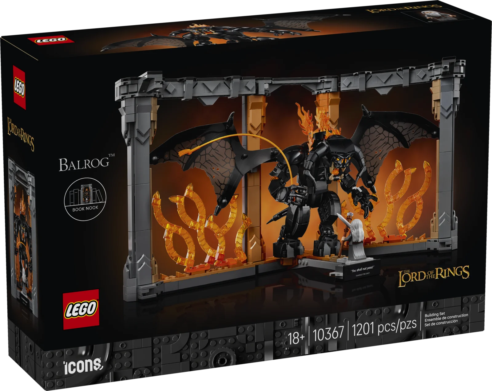 LEGO Lord of the Rings 10367 Балрог: книжкова ніша (Book Nook)