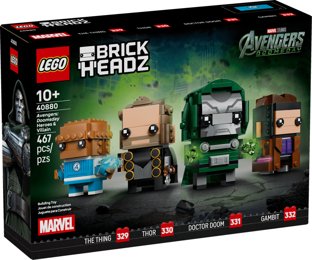 LEGO BrickHeadz 40880 Avengers: Doomsday Heroes & Villain